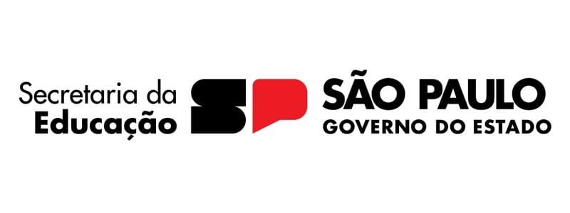 SEDUC/SP lança processo seletivo com salário de R$ 5.565,00 1 Logotipo da Secretaria da Educação do Estado de São Paulo - SEDUC com as letras "SP" estilizadas em preto e vermelho ao centro.