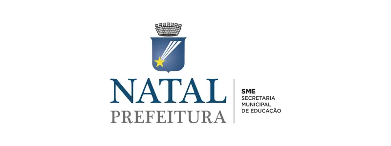 Prefeitura de Natal abre processo seletivo com 269 vagas imediatas 1 Logotipo da Prefeitura de Natal com brasão azul contendo estrela e três faixas brancas, acompanhado do texto “Natal Prefeitura – SME Secretaria Municipal de Educação”