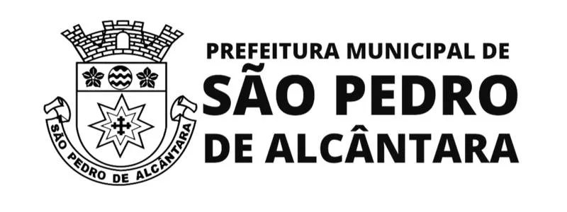 São Pedro de Alcântara SC abre 70 vagas de até R$ 14.586,53 1 Logotipo da Prefeitura Municipal de São Pedro de Alcântara com brasão e nome em letras maiúsculas.