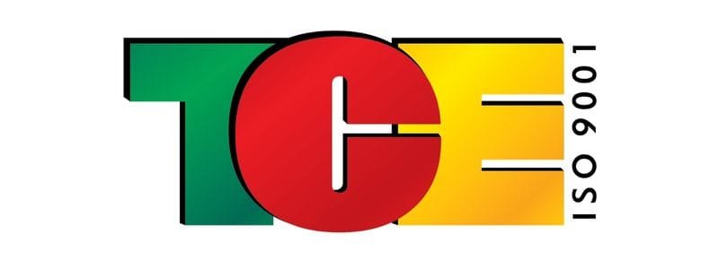 Concurso TCE-RS 2025: 45 vagas e salários de até R$ 20,5 mil 1 Logo colorido do TCE com as letras "T", "C" e "E" em verde, vermelho e amarelo, acompanhadas da inscrição vertical "ISO 9001" à direita.