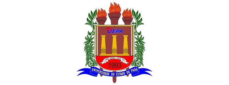 UEPA lança processo seletivo com 69 vagas e até R$ 2.653,22 1 Brasão da Universidade do Estado do Pará - UEPA com tochas acesas, colunas, folhas verdes e faixa azul com o nome da instituição.