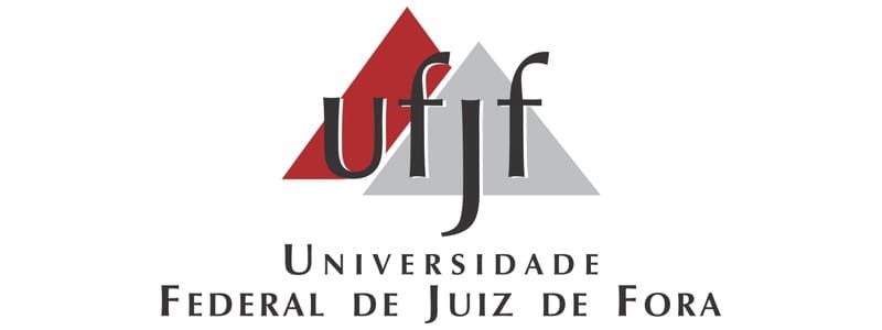 UFJF abre processo seletivo com salários de até R$ 8.058,29 1 Logotipo da Universidade Federal de Juiz de Fora com as letras "ufjf" sobrepostas a dois triângulos, um vermelho e um cinza, e o nome completo abaixo.