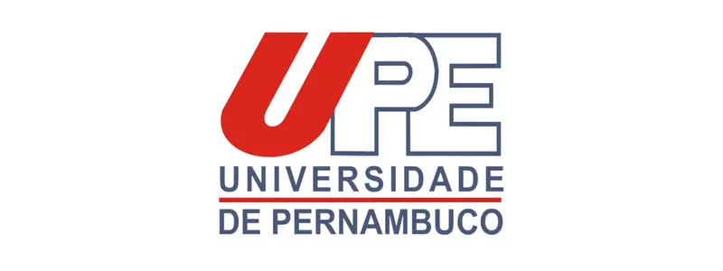 UPE abre processo seletivo com 387 vagas e salários de até R$ 12.366,61 1 Logo da Universidade de Pernambuco (UPE) com as letras U e P em vermelho e azul sobre o nome da instituição escrito por extenso.