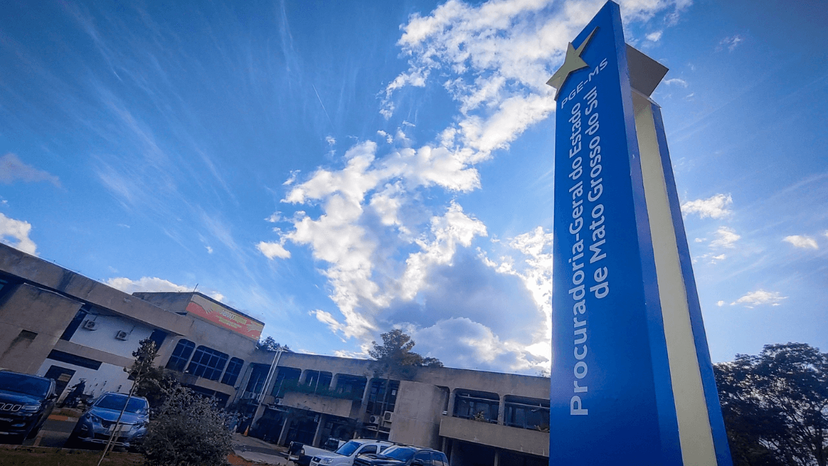 Fachada da Procuradoria-Geral do Estado de Mato Grosso do Sul (PGE-MS), órgão responsável por seleção da residência jurídica
