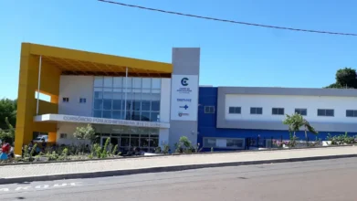 Fachada do prédio sede do processo seletivo CISAMUSEP no Paraná