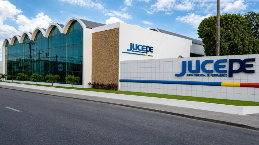 Processo Seletivo JUCEPE — fachada da Junta Comercial do Estado de Pernambuco, em Recife
