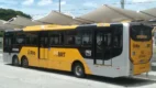 Ônibus BRT da MOBI-Rio estacionado em terminal, referente ao processo seletivo MOBI-Rio 2026
