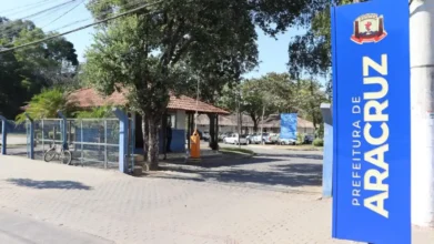 Entrada da Prefeitura de Aracruz, responsável pelo processo seletivo Aracruz ES