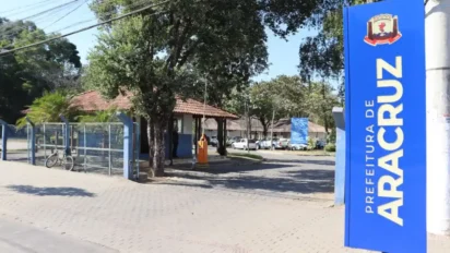 Entrada da Prefeitura de Aracruz, responsável pelo processo seletivo Aracruz ES