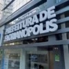 Processo seletivo Florianópolis 2026 na sede da Prefeitura Municipal