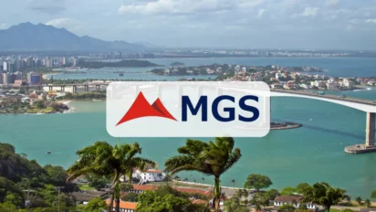Processo seletivo MGS ES com vista da Terceira Ponte em Vitória