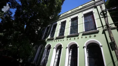 Fachada da Procuradoria-Geral do Estado do Pará, sede do processo seletivo PGE PA