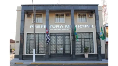 Processo seletivo Potirendaba SP: fachada da Prefeitura Municipal de Potirendaba