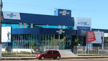 Processo seletivo SEBRAE AP: fachada da unidade do Sebrae no Amapá com identidade visual da instituição