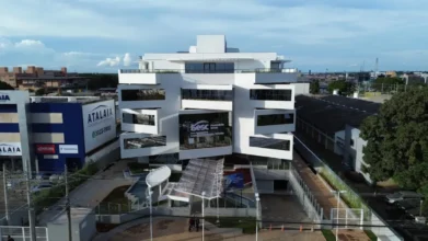 Fachada do SESC-DF relacionada ao processo seletivo SESC-DF