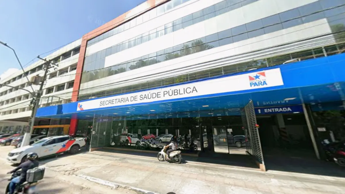 Fachada da Secretaria de Saúde Pública do Pará, órgão do processo seletivo SESPA