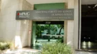 Fachada do edifício do Ministério Público de Minas Gerais com logotipo do MPMG e processo seletivo de Residência Jurídica