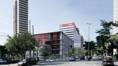 Processos Seletivos 9 Prédio do TJMG em Belo Horizonte visto da rua, com carros e árvores ao redor. Foto: Divulgação/TJMG