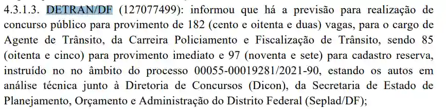 Concurso DETRAN DF 2026 pode ter edital em breve; veja cargos e previsão