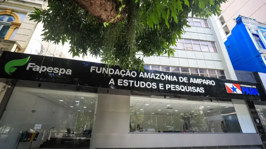 Fachada da FAPESPA para o processo seletivo FAPESPA 2026